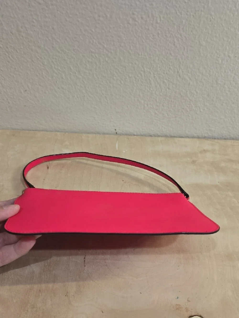 kate spade Bright Hot Pink Wristlet Clutch with Gold Hardware